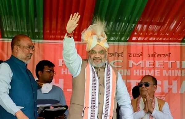 मणिपुर में स्थायी शांति के लिए सभी उग्रवादी संगठनों से बात करेगी सरकार : शाह